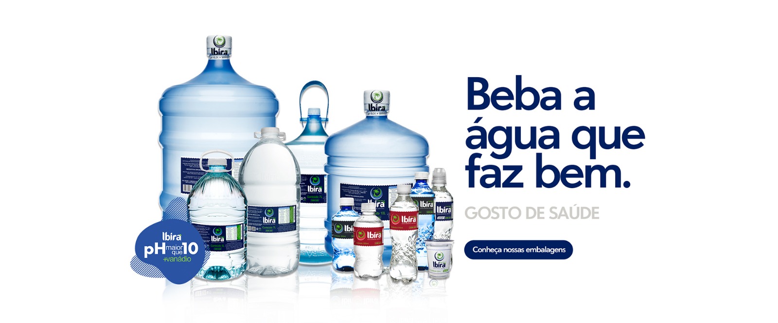 Água Mineral Ibirá - Linha completa de produtos Selecty Prime